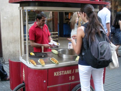 Misir / Kestane Cart in Istanbul