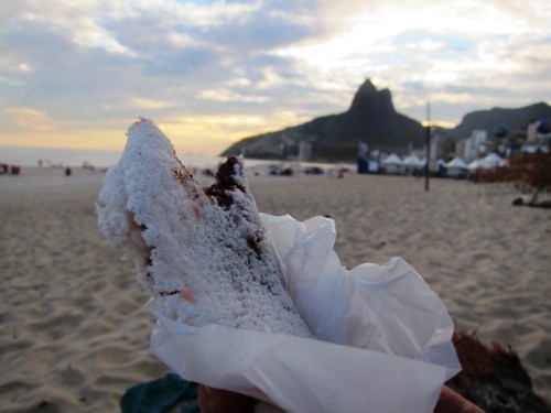 Beijus on Ipanema beach