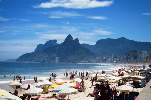 Ipanema Beach and Dois Irmaos