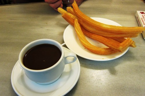 Chocolate and Churros at San Gines