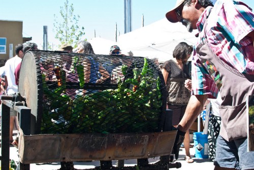 Hatch Chile Roasting in Santa Fe