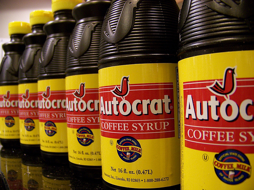 Coffee Syrup - a key component of a Rhode Island Coffee Milk