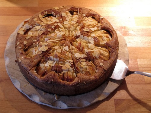 Versunkener Apfelkuchen