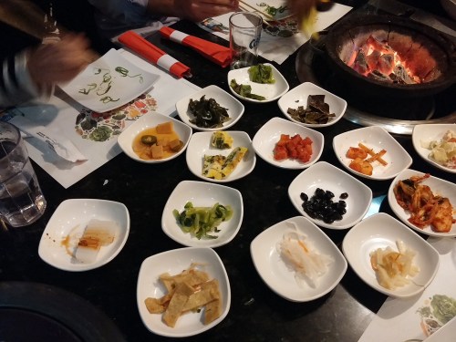 Banchan at Gogi 