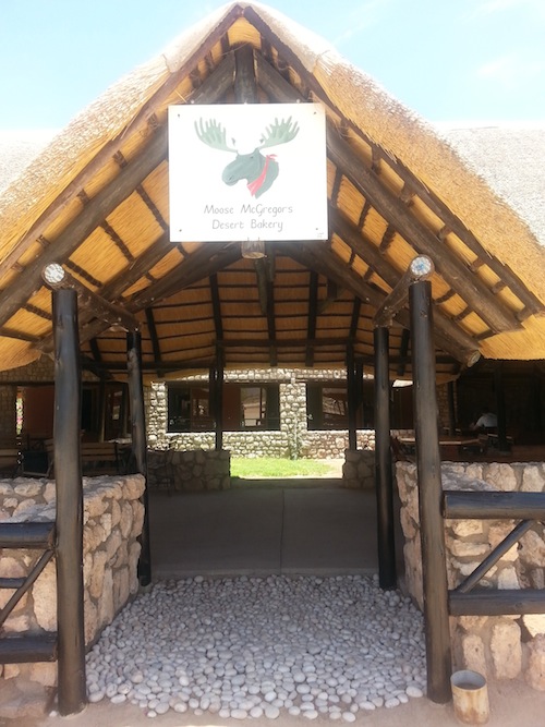 Moose MacGregor's Desert Bakery in Namibia