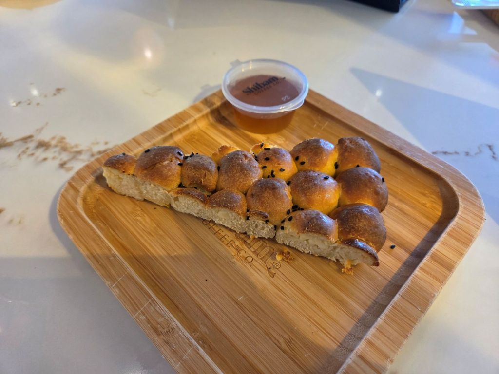 The Honeycomb Bread from Shibam Coffee in North Olmsted, OH